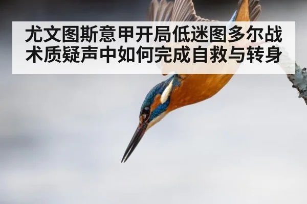 尤文图斯意甲开局低迷图多尔战术质疑声中如何完成自救与转身